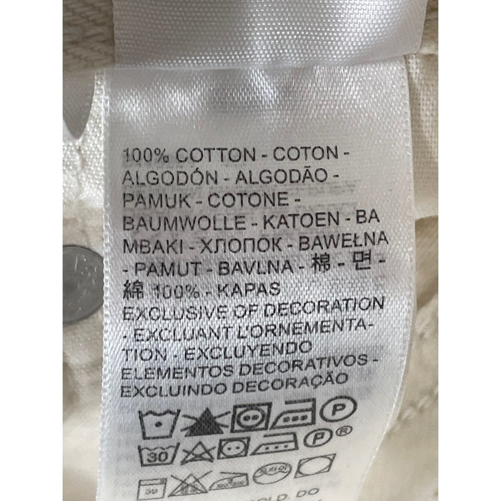 Levi's 501 90s Jeans Women 26 Cream Straight Leg Cotton Clean Girl Old Money - Picture 9 of 14